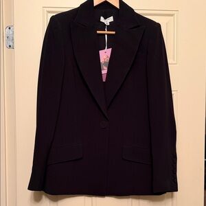 New Sergio Hudson Black Blazer